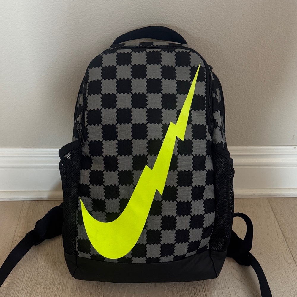 NIKE Kids/Youth Neon Volt Backpack  
Lightning Swoosh backpack